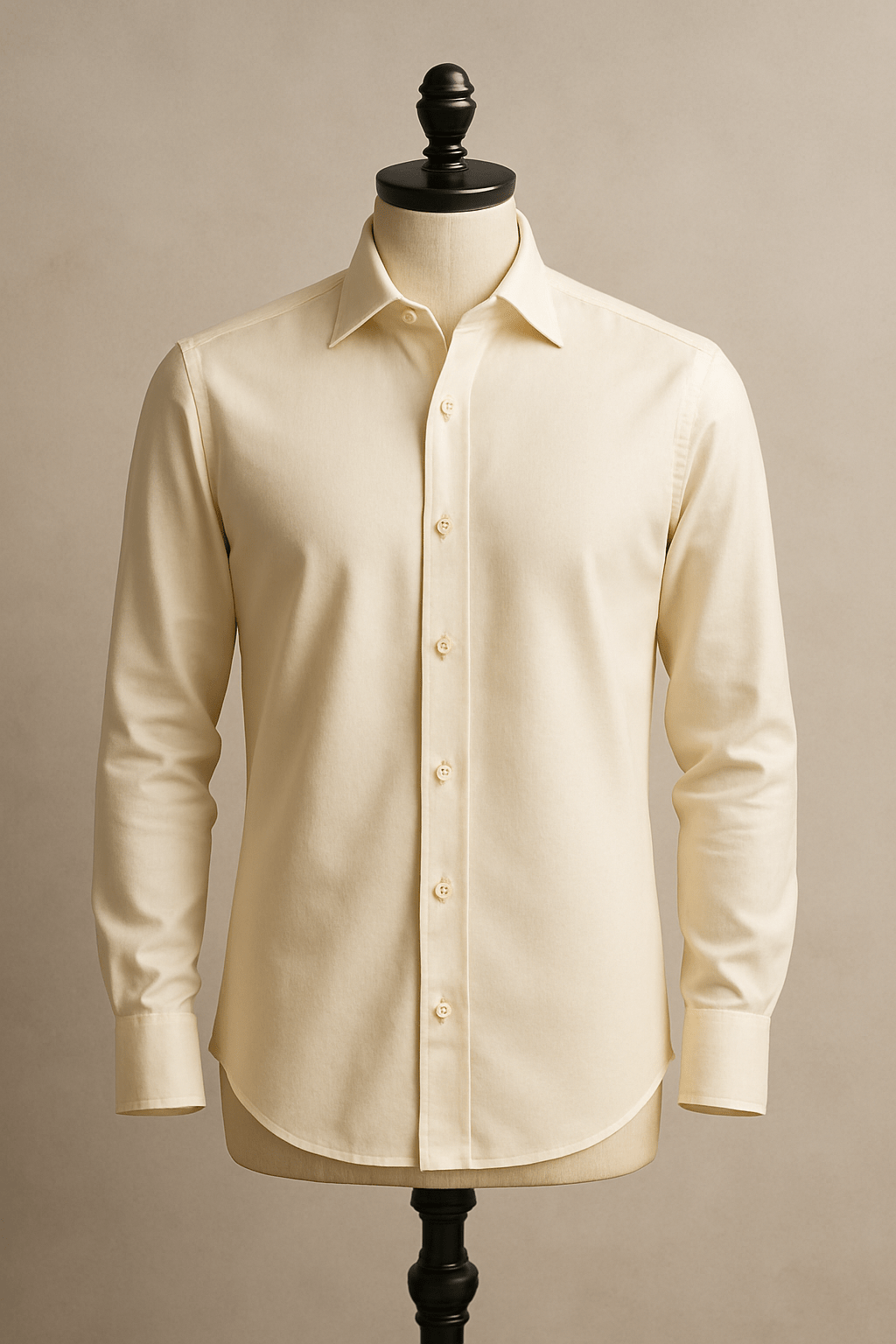 Chemise ivoire en lin pour homme | Ivory Sands - Chemise