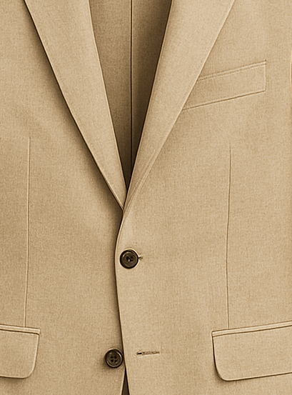 Costume beige en lin pour homme | Desert Breeze - Costume