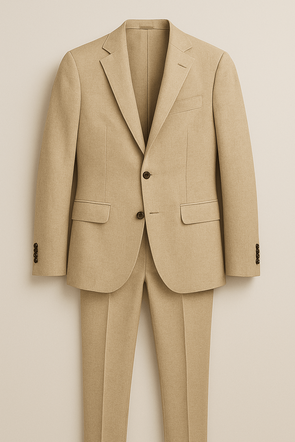 Costume beige en lin pour homme | Desert Breeze - Costume