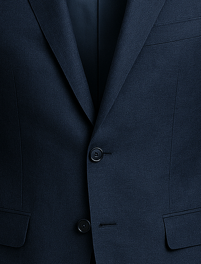 Costume bleu marine clair en lin pour homme | Pacific Light - Costume